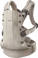 Kūdikio nešioklė BabyBjörn Harmony Woven Mélange, Light Beige