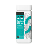 LIVOL EXTRA Kalcis 400 mg – Kaulų ir dantų sveikatos palaikymas (180 tablečių)