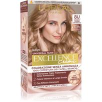 L’Oréal Paris Excellence Universal Nudes ilgalaikiai plaukų dažai atspalvis 8U Biondo Chiaro Universale 1 vnt.