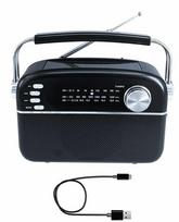 Manta - FM/AW/SW portable radio with solar panel