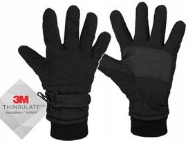 Vyriškos žieminės pirštinės Mil- Tec Thinsulate Winter, juoda