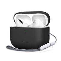 Juodas ausinių dėklas "Tech-Protect Silicone" skirtas Apple Airpods Pro 3