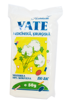Medicininė, chirurginė, zigzaginė vata MEDITEKS PREMIUM, 50 g