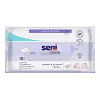 Drėgnos servetėlės SENI CARE, 10 vnt. (2 prekei -10%)