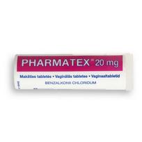 Kontraceptinės makšties tabletės Pharmatex 20 mg, 12 vnt.
