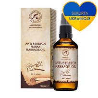Masažinis kūno aliejus atstatomasis nuo strijų AROMATIKA ANTI-STRECH MARKS MASSAGE OIL, 100 ml (Dabar -30%)