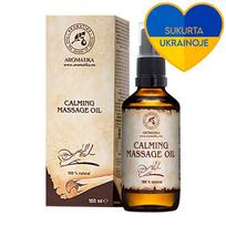 Masažinis kūno aliejus raminamasis AROMATIKA CALMING MASSAGE OIL, 100 ml (Dabar -30%)