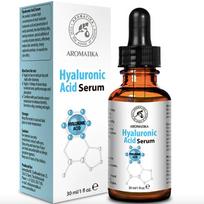 Hialurono rūgšties serumas veidui ir kaklui AROMATIKA, 30 ml (-55% perkant 2 vnt.)