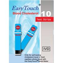 EasyTouch Cholesterolio kiekio kraujyje tyrimo juostelės N10