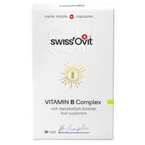 Vitamino B kompleksas SWISSOVIT, 30 kapsulių