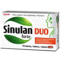 Kvėpavimo takams ir imunitetui SINULAN FORTE DUO, 15 tab. (Dabar -25%)