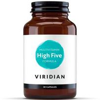 Multivitaminų ir mineralų kompleksas VIRIDIAN HIGH FIVE FORMULA, 30 kaps. (-40% perkant 2 vnt.)