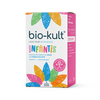 Pieno rūgšties bakterijų kompleksas milteliais BIO-KULT INFANTIS, 16 pakelių