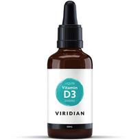 Vitaminas D3 2000IU VIRIDIAN, 50 ml (-40% perkant 2 vnt.)