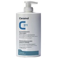 Veido ir kūno valomasis aliejus jautriai ir alergiškai odai CERAMOL, 400 ml (Dabar -35%)