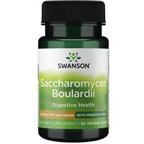 Boulardii su prebiotiku SWANSON, 30 kapsulių (Dabar -40%)