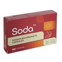 Skrandžio rūgštingumui SODA SODIUM BICARBONATE, 20 kaps. (Dabar -18%)