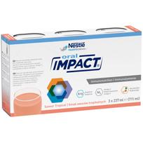 Medicininis tropinių vaisių skonio gėrimas NESTLE IMPACT ORAL 3x237ml  (Dabar -15%)