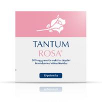 Granulės makšties tirpalui TANTUM ROSA, 10 vnt.