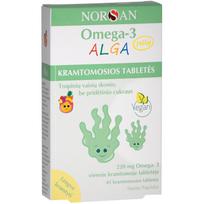 Želatininės pastilės su augaliniu dumblių aliejumi NORSAN OMEGA-3 ALGA JELLY, 45 vnt. (-35% perkant 2 vnt.)
