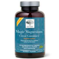 Magnio guminukai NEW NORDIC MAGIC MAGNESIUM CITRAT GUMMIES, 60 vnt. (-35% perkant 2 vnt.)