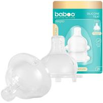 Antikolinis silikoninis žindukas 3+ mėn BABOO, 2 vnt. (Dabar -7%)