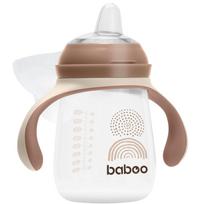 Gertuvė su silikoniniu snapeliu 6+ mėn BABOO, 260 ml (Dabar -4%)
