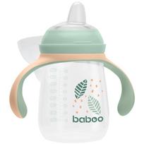 Gertuvė su silikoniniu snapeliu 6 + mėn BABOO, 260 ml (Dabar -4%)
