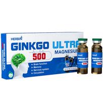 Atminčiai GINKGO ULTRA 500 MAGNESIUM, 10 ml, 10 vnt. (Dabar -20%)