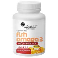 Aliness Žuvų omega 3 FORTE trigliceridai – 90 kapsulių