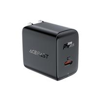 Acefast A23 30W GaN USB-C JAV Sieninis Įkroviklis - Juodas