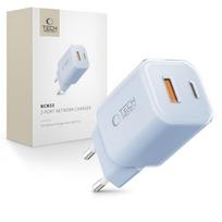 Tech-Protect NCM33W 2-uosto PD33W/QC3.0 sieninis kroviklis - mėlynas