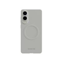 AmazingThing minimalistinė oro dėklas su magnetiniu žiedu Samsung Galaxy S25 Edge - pilkas