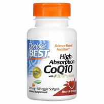 Doctor's Best kofermentas Q10 200mg su bioperinu, 60 kapsulių