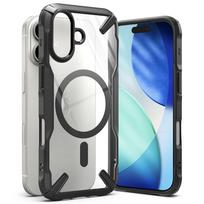 Ringke Fusion X Magnetic MagSafe dėklas skirtas Apple iPhone 17 – juodos spalvos
