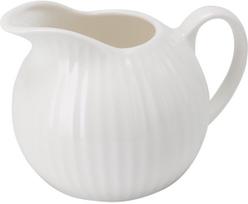 Porcelianinis indelis grietinėlei BONE RIBBED, baltos s., 400 ml
