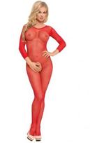 Viso kūno kojinė Softline Collection Netty, S/L, raudona, S/L