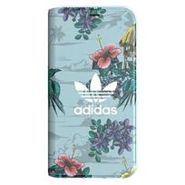 Adidas knygelės dėklas gėlėtas iPhone X / XS - Pilkas