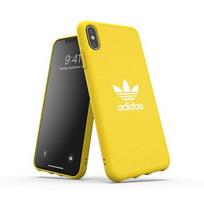 Adidas formuotas drobės dėklas iPhone Xs Max - geltonas
