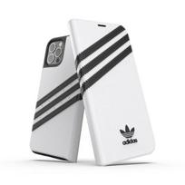 Adidas OR Booklet Case PU iPhone 12 / 12 Pro 6.1" - balta ir juoda