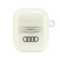 Audi IML geometrinės struktūros dėklas AirPods 1 / 2 - Baltas