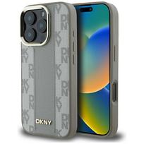 DKNY Klostuotas Magsafe iPhone 16 Pro Dėklas - Smėlinis