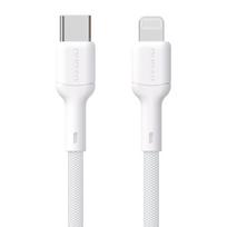 Dudao L9X 30W USB-C - Lightning kabelis 1m - Baltas
