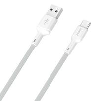 Dudao L9T 5A USB-A - USB-C laidas 1m - Baltas