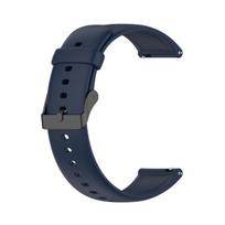 "Best Accessories" silikoninis dirželis išmaniajam laikrodžiui, 22 mm pločio, tamsiai mėlynas