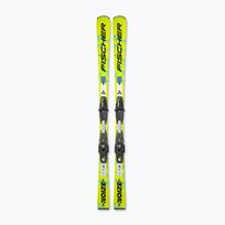 Kalnų slidės Fischer RC4 Noize ST Yellow Superflex + apkaustai RC4 Z12 GW PR