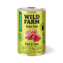WILD FARM Premium Grain Free Pork and Tuna 400g - maistas katėms be grūdų