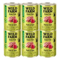 WILD FARM Premium Grain Free Pork and Tuna 6x400g - maistas katėms be grūdų