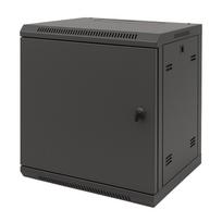 Komutacinė spinta 19'' pakabinama 6U 600x450mm (juoda, nesurinkta, IP20)