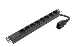 Maitinimo panelė 19'' 8x220V LK-BL-G10P08/P